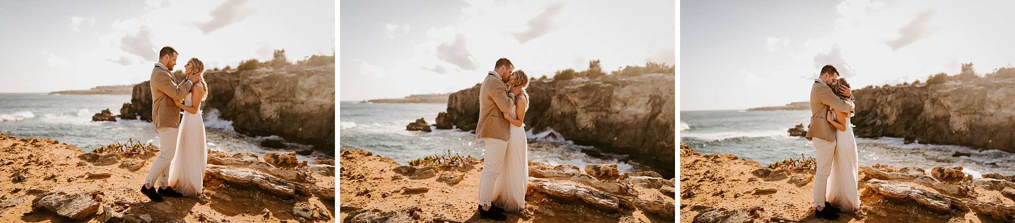 Kauai Hawaii Romantic Vow Reading Intimate Wedding