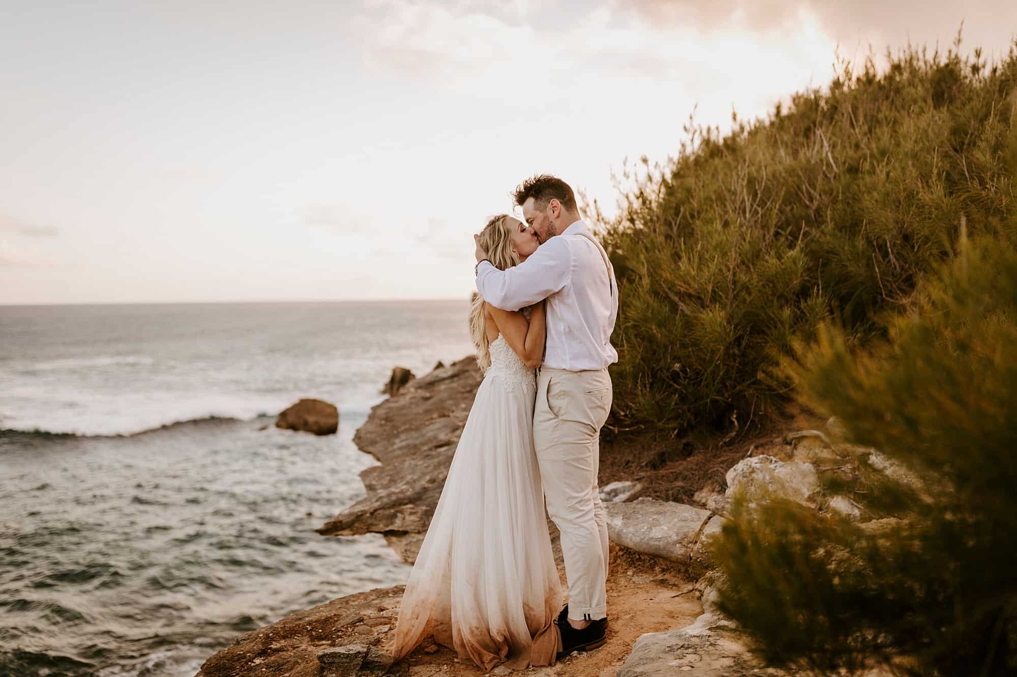 Kauai Hawaii Romantic Intimate Wedding Shipwreck Beach Portraits