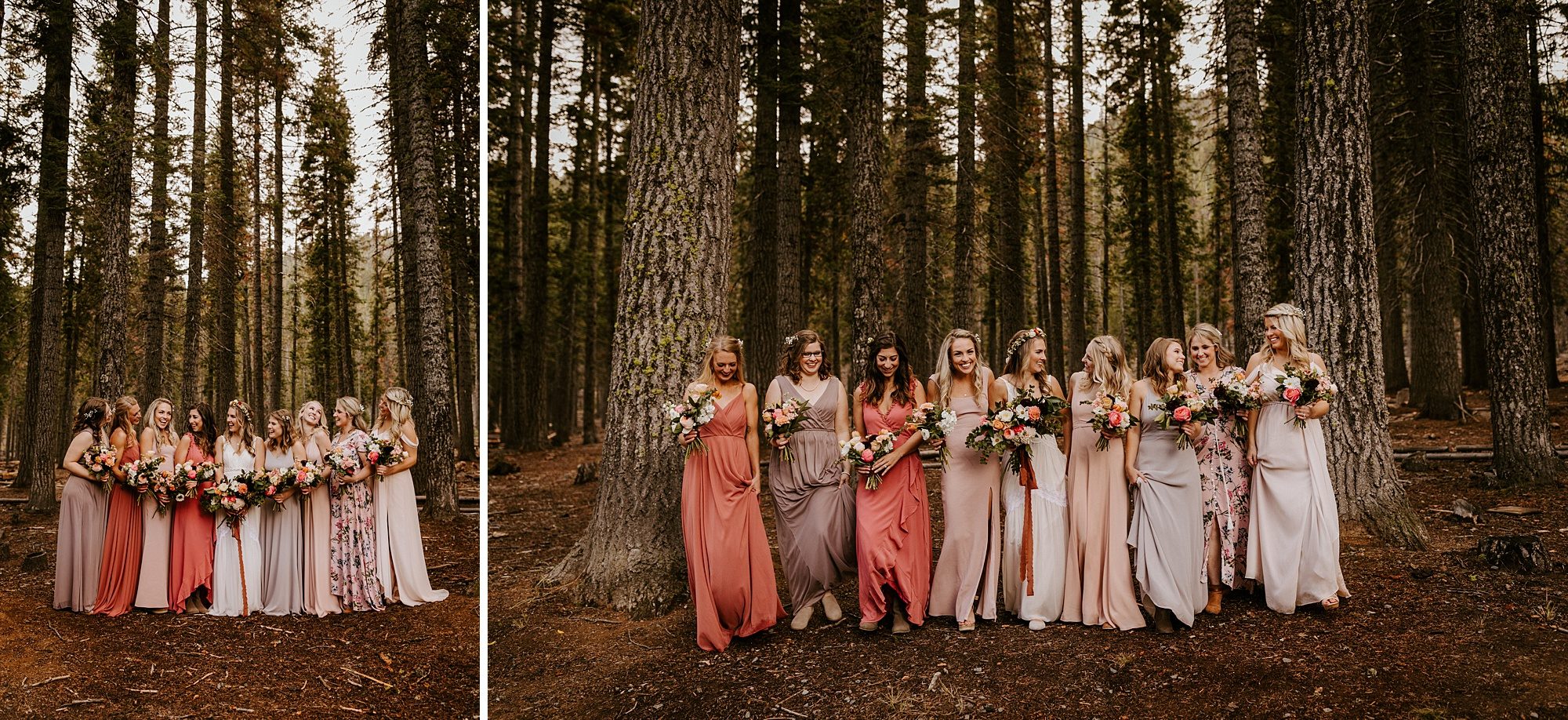 Bend Oregon Skyliner Lodge Bridesmaids Victoria Carlson Wedding Photographer